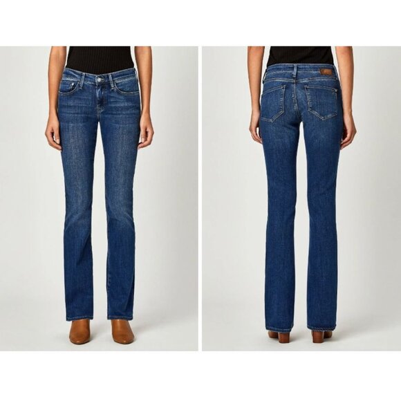 NEW Mavi Jeans Molly Regular Rise‎ Classic Boot Cut Dark Wash Boho Size 27 - Picture 1 of 12